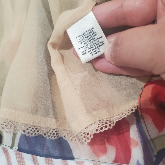 ANTHROPOLOGIE Moulinette Soeurs Pond Reflections Silk Dress Sz. 4 - Picture 7 of 14